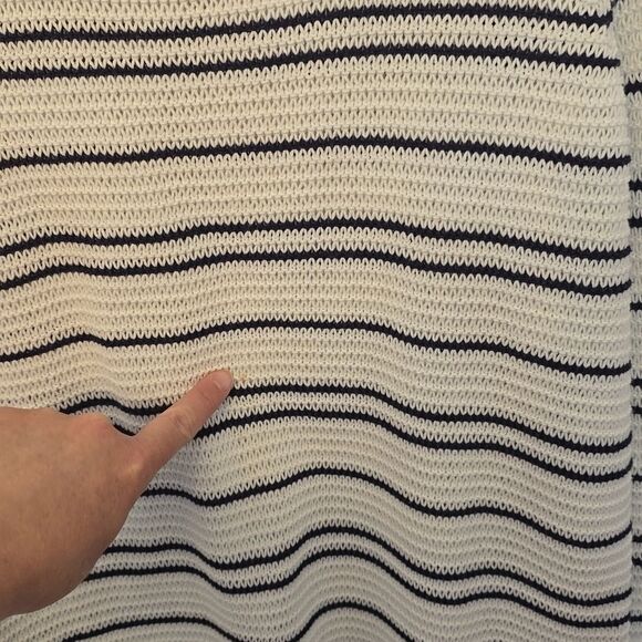 Southern Tide Navy Striped Sweater - Picture 4 of 4